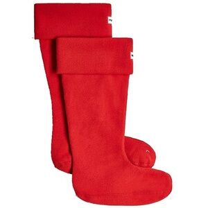 Hunter Red Fleece Boot Socks- Short